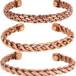 Touchstone Indian Hand Crafted Healing Copper Bracelet Chakra Jewelry Cuff Gift Women Men.
